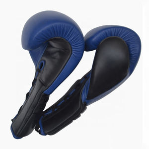 ถุงมือชกมวยมืออาชีพ10ออนซ์ด้ามจับหนังแบบผูกเชือกสำหรับศิลปะการต่อสู้สามารถปรับแต่งได้ - Product Image 5