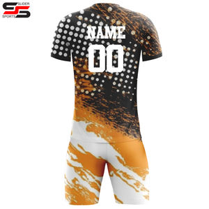 Nouveau modèle Maillot de football à manches courtes et shorts de football à prix réduit/Uniforme de football entièrement personnalisé pour adultes - Product Image 6