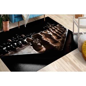 Tapis d'échecs : Tapis de bureau moderne, tapis d'intérieur facile à nettoyer, tapis doux non tissé - Product Image 4
