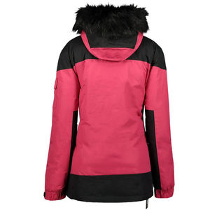Chaqueta Parka de Otoño Personalizada para Mujer con Capucha de Piel Sintética, Cierre de Cremallera, Impermeable y Acolchada, Chaquetas Parka para Mujer con OEM - Product Image 5
