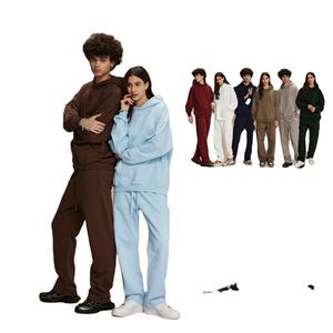 Survêtements personnalisés OEM vierges pour hommes, ensemble streetwear, coton French Terry 430 g/m², design de survêtement, vente chaude - Product Image 1