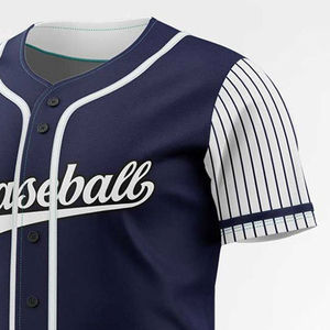 Maillot de baseball/softball personnalisable à manches courtes, séchage rapide, pour hommes et femmes, grandes tailles, service OEM, best-seller - Product Image 6