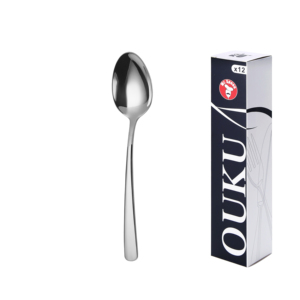 Cucharas para Sopa Mr.Spoon Serie Esencia Estilo Clásico, 205 mm, Acero Inoxidable 18/0, Plateadas, Aptas para Lavavajillas, para Uso Doméstico y en Restaurantes - Product Image 1