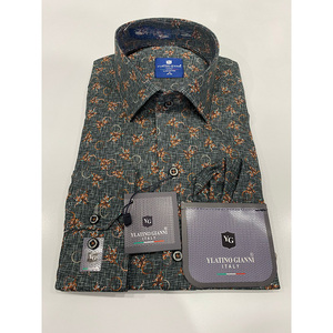 Chemise en coton Slim Fit pour homme élégant, fabriquée en Turquie, à manches longues, tissu premium doux et respirant - Product Image 5