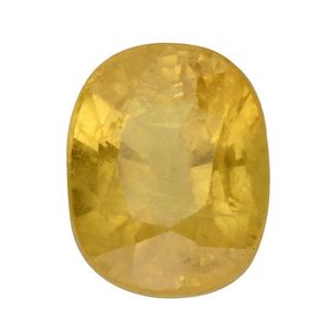 Gemas de Ceilán Certificadas, Zafiro Amarillo Natural de Corte Ovalado, Energizado, Suelto, 10.25 10.5 Ratti, Pukhraj (Pukhraj Significa 'El Afortunado') - Product Image 1
