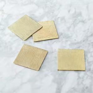 New Arrival Best Stainless Steel Metal <b>Coaster</b> <b>Drinks</b> Pads Table Decoration Pads by decor impex - Product Image 3