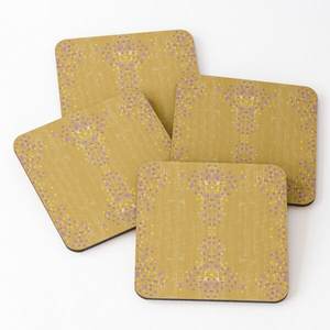 Customize Printing Eco Friendly Enamel Printed Wood square Tea Drink Cork Slate Coasters <b>Placemats</b> Anti slip coaster <b>Placemats</b> - Product Image 6