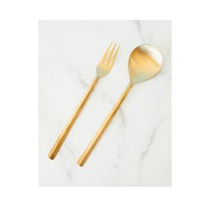 Juego de 2 porciones de ensalada lisas de la mejor calidad con esmalte mate para juegos de cubiertos de hotel con laca y cobre antiguo para el hogar - Product Image 5