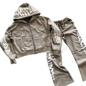 Vente en gros de survêtements de détresse légers de qualité supérieure vêtements de jogging vêtements de survêtements de détresse - Product Image 1