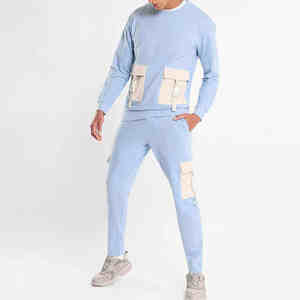 ชุดวอร์มผู้ชายมีฮู้ดพิมพ์ลายไซส์ใหญ่ขายดีที่สุด ผ้าฝ้าย 100% ระบายอากาศได้ดี สวมใส่สบาย - Product Image 1