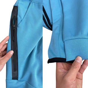 ชุดวอร์มผ้าฝ้าย100% สำหรับผู้ชายชุดวิ่งจ๊อกกิ้งโลโก้กำหนดเองได้ - Product Image 5