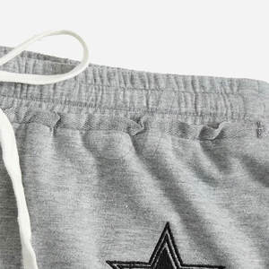 Short décontracté en coton mélangé pour femme avec toucher doux Short décontracté à taille moyenne pour femme avec cordon de serrage réglable - Product Image 3