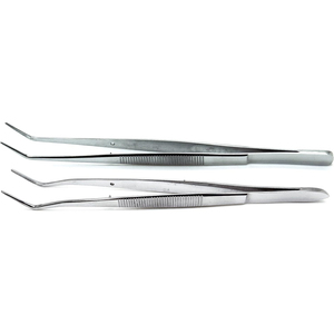 Juego de 2 pinzas dentales para apósito de pico dentado College & Meriam | Fórceps quirúrgicos de algodón Instrumentos de diagnóstico médico - Product Image 2
