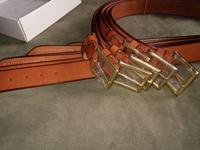 Ceinture Western en Cuir Pleine Fleur Façonnée à la Main avec Boucle à Ardillon, Design Vintage Décontracté, Durable, en Peau de Vache, Unisexe, Personnalisable