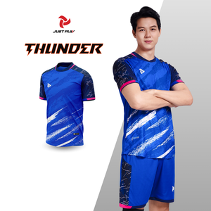 Gran oferta de chándal Thunder para hombre, camiseta de fútbol personalizable de alta calidad, etiquetas personalizadas originales, uniforme de equipo lavado - Product Image 5