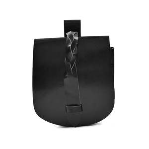Pochette en cuir oem odm de qualité supérieure inspirée de birka viking sac médiéval durable de 3oz cousu à la main avec fermeture à boucle de sangle - Product Image 6