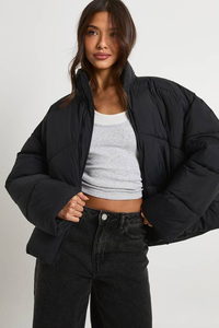 Nouvelle veste matelassée en tricot respirante pour femmes, hiver, épaisse, standard, manteau d'hiver chaud, rembourrage gonflé, design bulle - Product Image 4