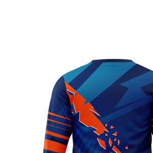 Venta caliente nuevo estilo personalizado Digital impreso 100% transpirable de punto camisas de manga larga patrón sólido sublimación - Product Image 6
