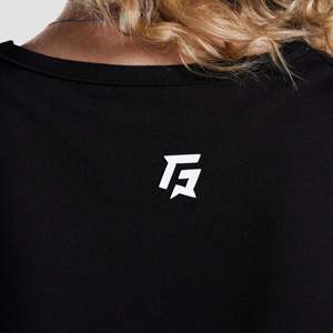 Active Shape Black Crop Tee Yogalicious <b>Top</b> Crop <b>Top</b> for Women - Product Image 5