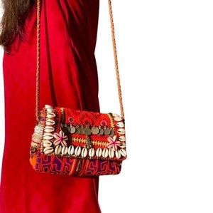 Luxury <b>Vintage</b> Embroidery Ladies Banjara <b>Bag</b> Single Bohemian <b>Clutch</b> for Shopping Evening Ladies Shoulder <b>Bags</b> Wholesale - Product Image 2