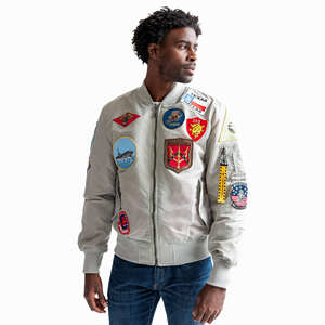 Veste de plein air chaude d'hiver en laine/polyester Letterman à la mode coupe-vent décontracté de haute qualité Stand personnalisé pour hommes - Product Image 2