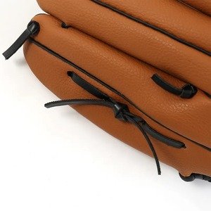 Guantes de Softball de cuero para niños y jóvenes, manopla de entrenamiento, guantes de béisbol profesionales, para exteriores, Oem - Product Image 4