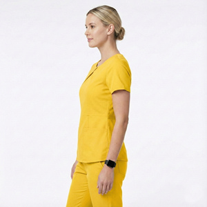 Tenues médicales élégantes pour femmes, ensembles d'uniformes d'infirmière, hôpital, médecin, dentiste, design personnalisé, couleur, logo propre, ensembles de blouses en gros - Product Image 2