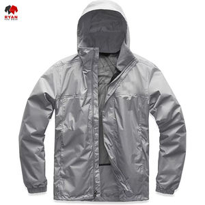 Hooded Windbreaker <b>Jacket</b> for <b>Men</b> Full Zip Water Resistant Windbreaker Breathable <b>Lightweight</b> Windbreaker Packable Travel - Product Image 1