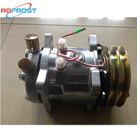 RGFROST Auto Compresor 24V Universal RG709 VW Aire acondicionado Refrigeración Función Serie Ace Modelo 1 año de garantía