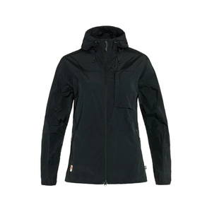 Chaqueta Cortavientos Fjall Raven High Coast para Mujer, Color: Negro, 100% Auténtica - Product Image 1