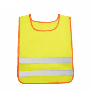 Chaleco reflectante de alta visibilidad para carretera, amarillo fluorescente, económico, reflectante, de alta visibilidad para correr, de lana. - Product Image 3