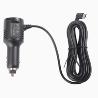 Cargador de Coche de Doble Salida con Puerto USB y Cable de 12-24V a 5V para Cámara de Coche, Cable de Alimentación de 11.5 pies Extra Largo con 5V 2.5A
