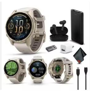 MEJORES VENTAS ORIGINAL Reloj Fenixss 8 Sapphire - Smartwatch GPS de 43mm en Oro Suave -43mm- Gris Niebla Arenisca Oscura Oro Suave - Product Image 1
