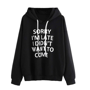 Femmes Hoodies & Sweat-Shirts Décontractés À Manches Longues À Capuche Lâche De Mode de Femmes Plaine Pull Chandail Hoodies - Product Image 1