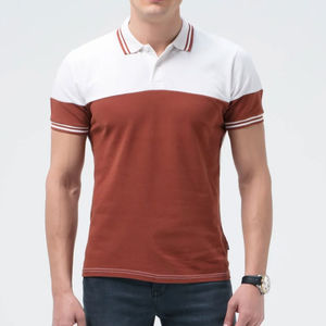 Vêtements décontractés Polos pour hommes Nouveau design Logo personnalisé Polos respirants de couleur unie Vente à chaud pour les services OEM pour hommes - Product Image 3