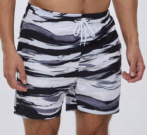 Shorts de bain décontractés pour hommes, séchage rapide, imprimés par sublimation, fabriqués en usine BSCI - Product Image 1