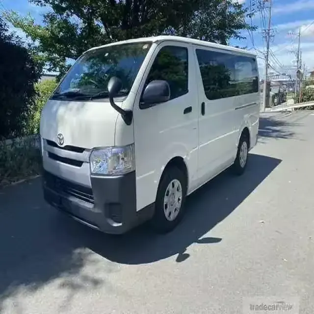 Düzgünce kullanılan 2020-2023 TOYO-TAS HIACE otobüs 15 koltuklu yüksek çatı VAN gemi hazır