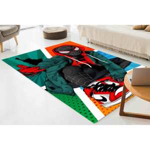 Alfombra Estampada de Spiderman - Alfombra para Habitación de Niños, Alfombra Infantil, Alfombra Decorativa, Alfombra Suave con Pelo Largo - Product Image 4