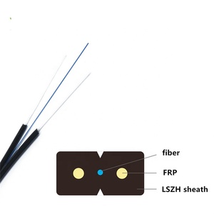 OEM FTTH <strong>Fiber</strong> <strong>Optic</strong> Wire <strong>Cable</strong> FRP GJXH G657A1 G657A2 LSZH Jacket Aerial 1 2 4 Core Optical <strong>Fiber</strong> Indoor Outdoor Drop <strong>Cable</strong>