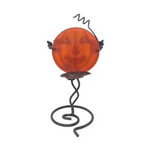 Portavelas de Calabaza de Halloween con Material Metálico Resistente para un Brillo Festivo, Diseño Encantador y Decoración Perfecta para un Hogar Espeluznante - Product Image 4