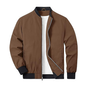 Blouson bomber décontracté pour homme avec doublure intérieure douce, coque extérieure résistante et coupe décontractée pour un confort quotidien. - Product Image 1