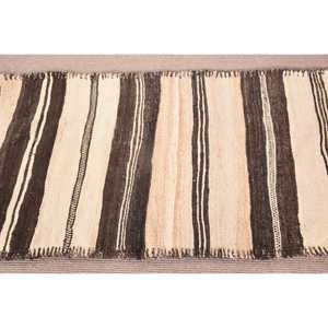 Tapis vintage 2,7 x 13,5 pieds, tapis turc, tapis persan brun - Product Image 4