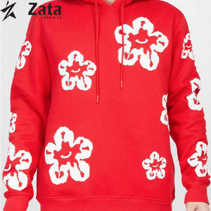 Survêtements pour femmes en polaire respirant de haute qualité en polyester/coton, sweat-shirts à capuche, vente en gros, streetwear, transfert thermique - Product Image 2