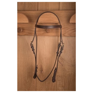 Équipement pour chevaux glaçure & Gordon-bride surélevée de luxe-marron - Product Image 4