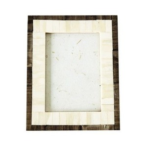 Latest Double Tone V-Style Bone Inlay Photo Handmade Top Trending Decorative Picture Holder Stylish New Design for Home Decor - Product Image 2