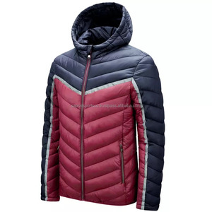 Alta calidad al por mayor OEM ligero Casual algodón relleno invierno cálido chaleco frontal Logo hombre Puffer chaqueta impermeable transpirable - Product Image 3
