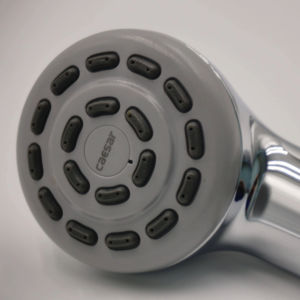 Pommeau de douche à main en plastique ABS chromé OEM, sortie unique, haute pression, économie d'eau, logo personnalisé, salle de bain - Product Image 1