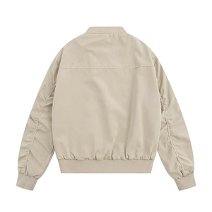 Cotton Bomber <b>Jacket</b> Manufacturing | Custom Casual Bomber <b>Jackets</b> Supplier <b>Long</b> Sleeves Comfortable <b>Jacket</b> - Product Image 6