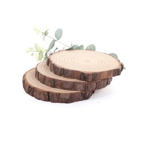 Natural <b>Wooden</b> <b>Slice</b> Decor Perfect for Centerpieces, Coasters, and <b>Crafts</b> - Product Image 4