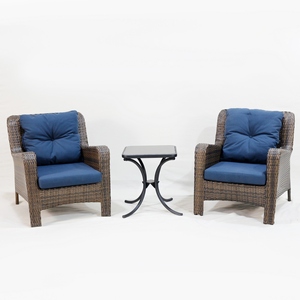 Juego de Sofás de Mimbre de Ratán Sintético Moderno Más Vendido para Patio y Jardín - Product Image 2